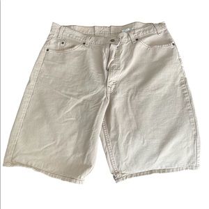 Levi’s 550’s white shorts made in the USA vintage orange tag SIZE W40 L00